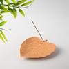 Exquisite Antique Ceramic Bodhi Leaf Incense Holder for Sandalwood & Agarwood Coils