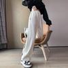 Large Size Spring and Autumn Women Pants High Waist Wide Leg Straight Pant Loose Casual Fashion Streetwear Trousers