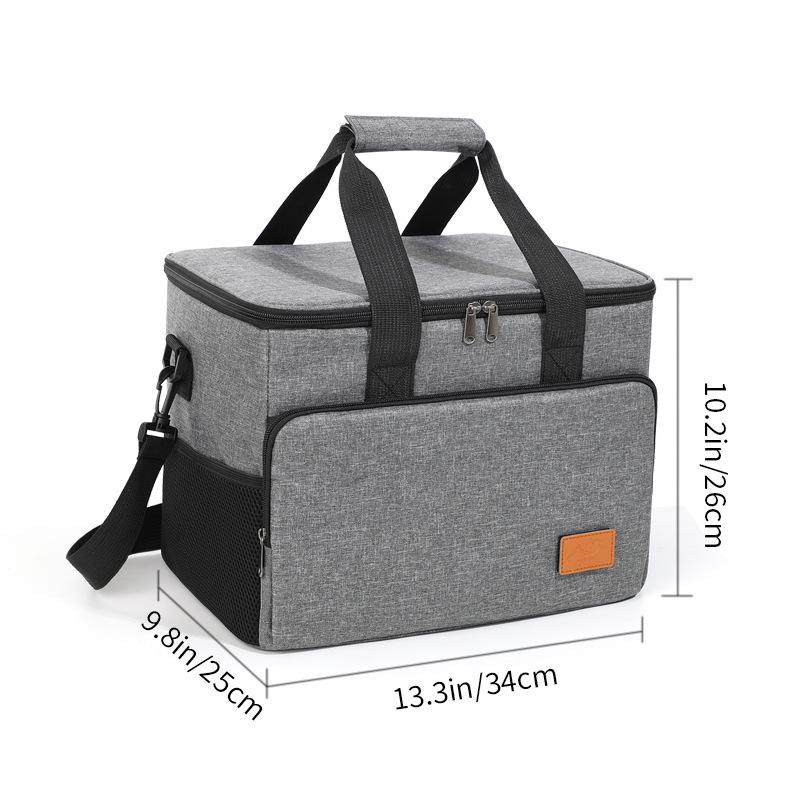 Large Capacity Outdoor Picnic Bag with Fresh-Keeping Ice Pack