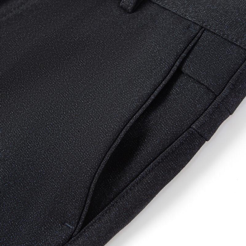 MONTAGUT Men's Thickened Warm Straight-Leg Business Pants