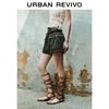 Women's Casual Workwear Shorts with Belt