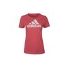 (WMNS) Logo Casual T-Shirt Asia Sizing 'Red White' Women's AI6167