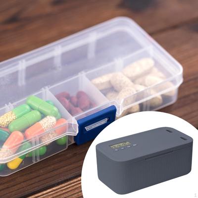 Abschließbare Aufbewahrungsbox mit Zeitschloss Tragbarer verschließbarer Behälter für Snacks Schmuck