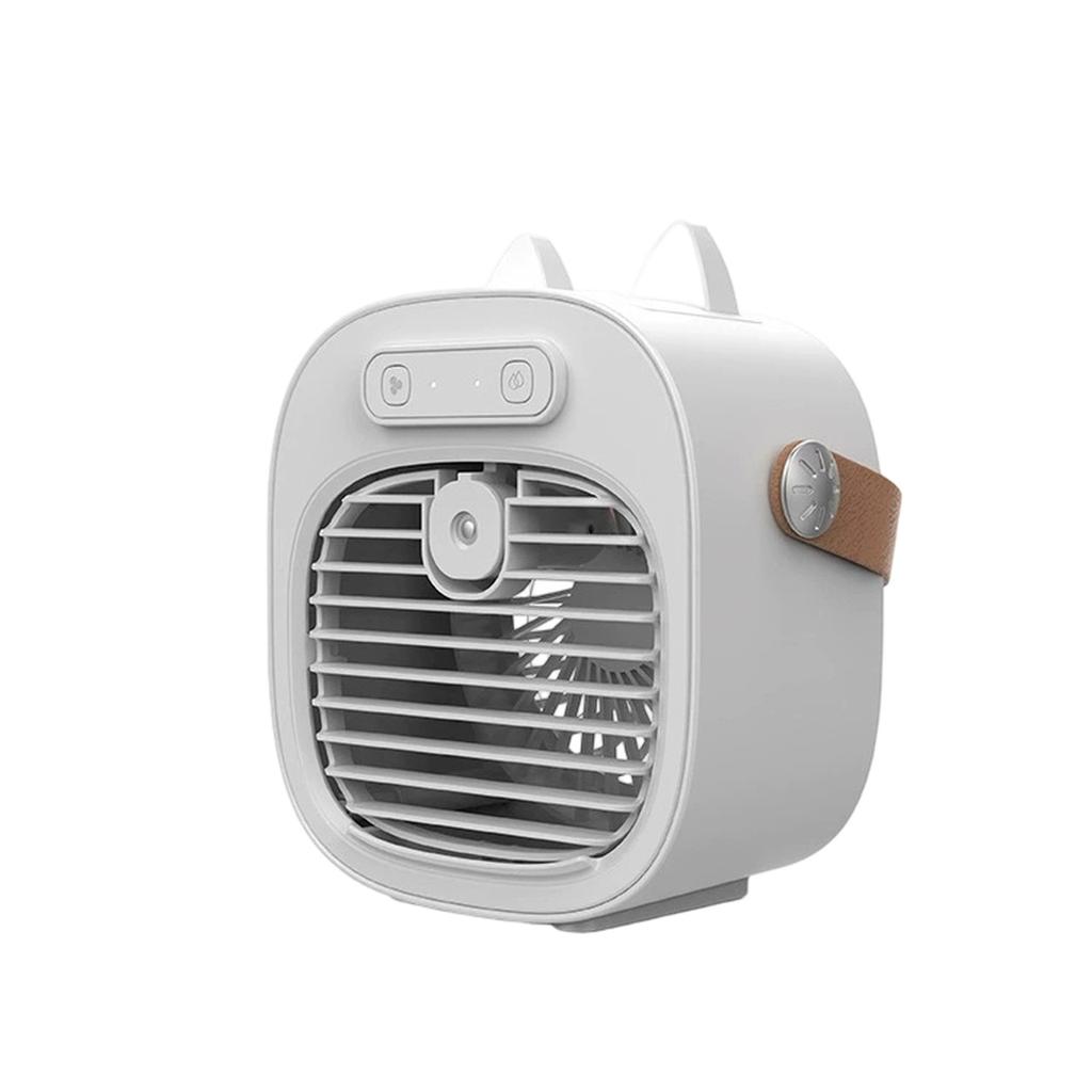 Desktop Water Cooling Mini Fan with Humidifier and Mist Spray Portable Small Fan for Home Office Use Compact Design USB Powered