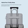 BRINCH Full-Open Laptop Briefcase 15.6/16 Inch Unisex Business Lightweight Laptop Bag