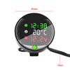 Digital Display Voltmeter Ambient Temperature Meter Integrated Dashboard Meter Motorcycle Performance Monitoring