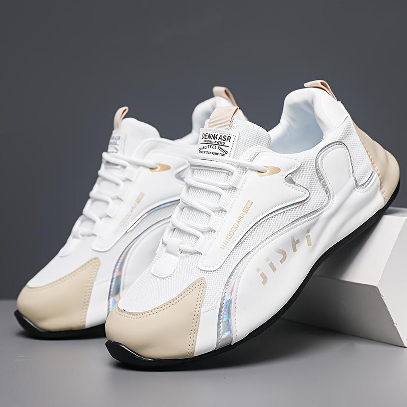 

Мужские модные кроссовки, удобная нескользящая повседневная обувь на мягкой подошве для мужского активного отдыха 44 белый
