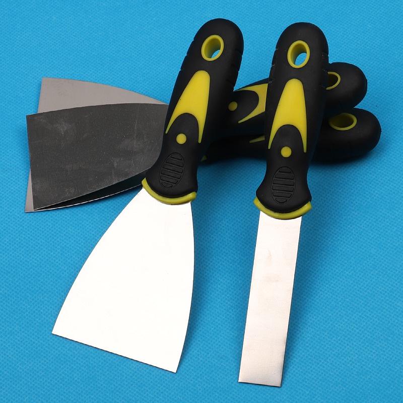 Stainless Steel Two-Color Handle Putty Knife for Household & Industrial Use
