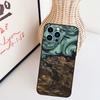 Wood Resin Traveler Protective Phone Case For iPhone 16 Pro Max 15 14 13 11 12 17 Pro Max Mini 15 16 Plus 16e 17 Air Cover