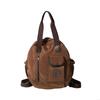 Y3Ne Functional Nylon School Bag Convertible To Shoulder Or Backpack Large Capacity Handbag For Commuters And Students