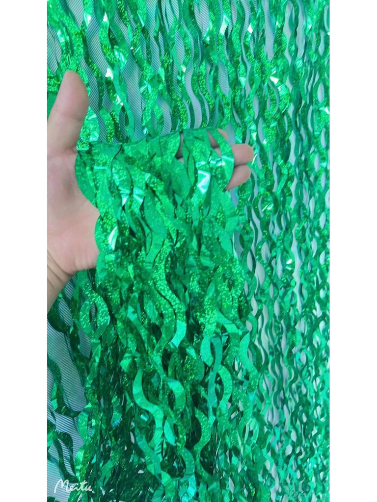 New Ceramic Scimitar S-Shaped Party Tinsel Garland Curtain