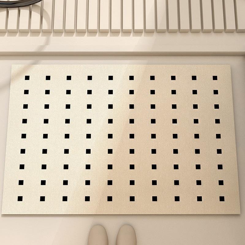 Diatom Mud Floor Mat Dirt-resistant Bathroom Floor Mat High-end Quick-drying Water-absorbing Pad Bathroom Anti-slip Pad Easy-to-maintenance Foot Mat