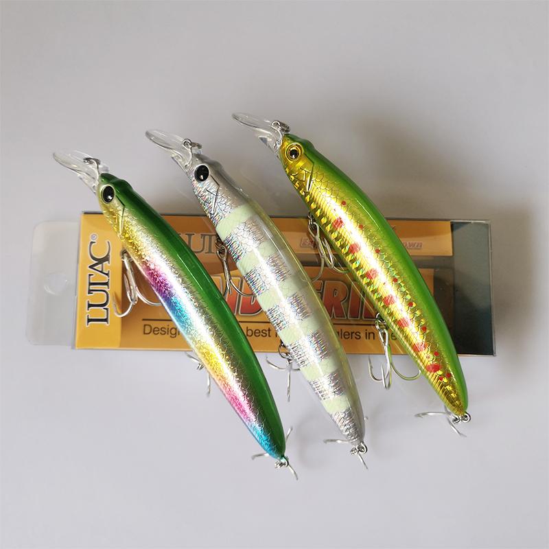 110mm 21g Floating Water 2m Cheap Fishing Lures with Origin Hook Hard Bait Minnow
