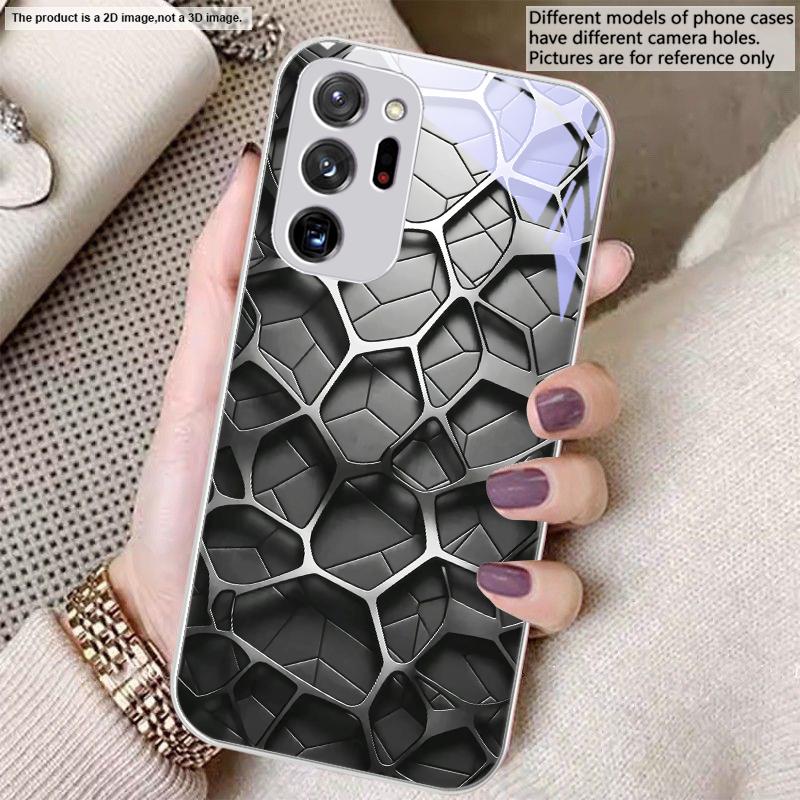 Hexagonal Honeycomb Core For Samsung A01 A02 03 Core 04 05 06 10 12 13 14 5G 15 16 M02 12 Note 8 9 10 20 Glass Ultra Phone Case