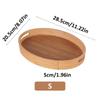 Wutuo Oval Bamboo Serving Tray