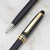 6x Black Ink Ballpoint Pen Journaling Pen Smooth Writing Pen Metal Signature Pen Stationery Supplies for Writing