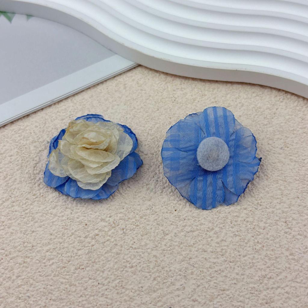 Handmade Burned Edge Mesh Flowers: DIY Accessories for Apparel, Shoes, Hair, Bags, and Brooches