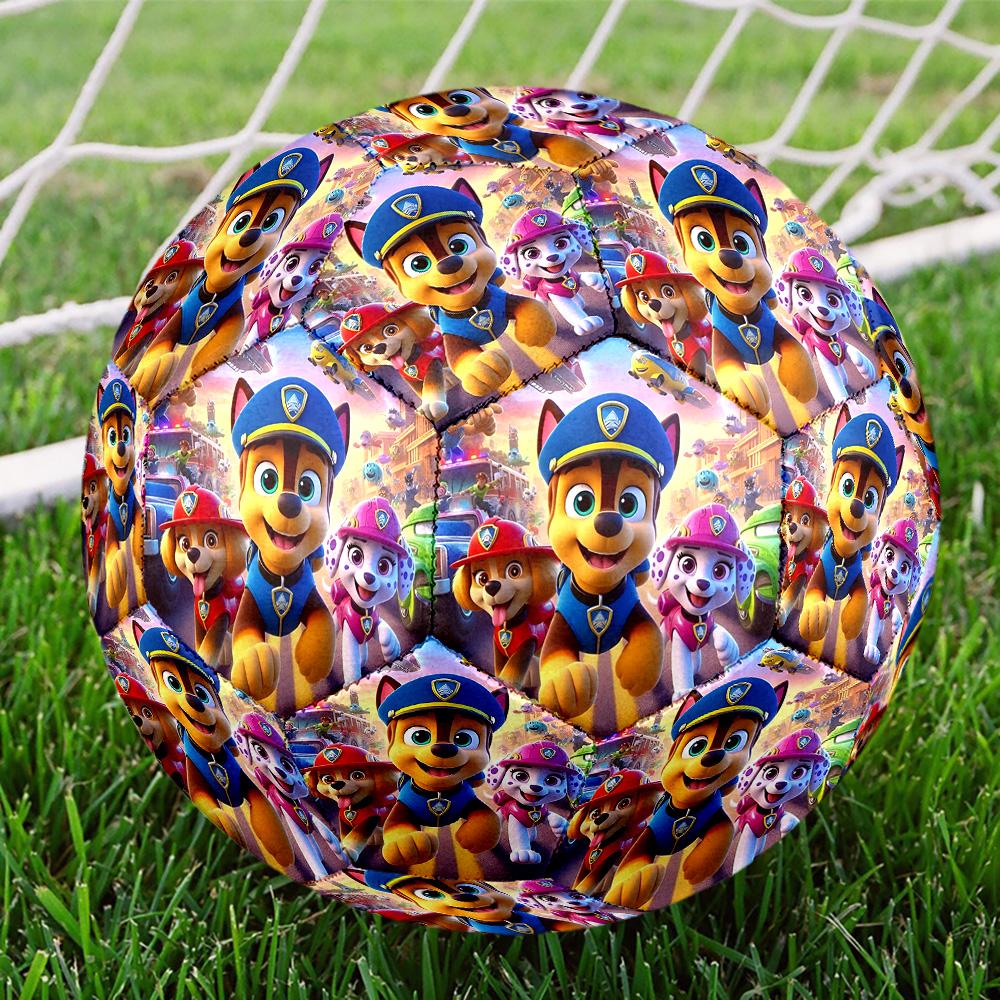PAW Patrol Print Size 5 Soccer Ball, Standard Match Football for Sports Game and Team Practice, Ideal Gift for Soccer Fans