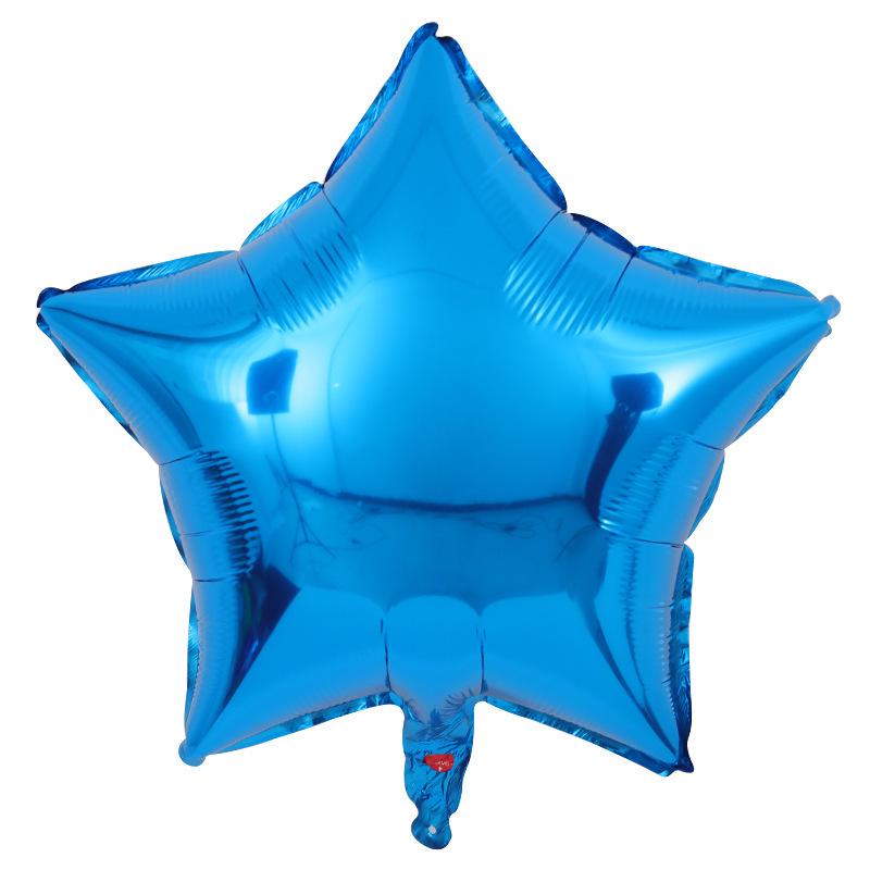 18" Heart and Star Foil Balloons for Weddings and Birthdays