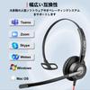 Callez USB Headset ENC Noise Cancelling Single Ear Microphone Headphones 350° Rotatable Call Button Volume Mute Control Lightweight Compact for Teams
