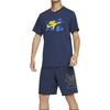 Nike Club Logo Print Soft Comfortable Crew Neck Short Sleeve T-Shirt Men Tops Dark-Navy FZ5420-410