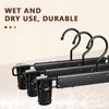 5PCS Pants Hanger Adjustable Clips Space Saving Anti-Slip Metal Rack Women's Skirt Clothes Organizer Socks Lingerie Racks