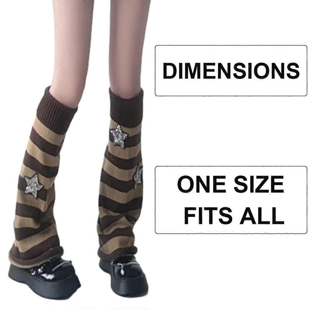 Women Japanese Style Kawaii Leg Warmers Wool Ball Knit Long Leg Warmers Loose High Socks