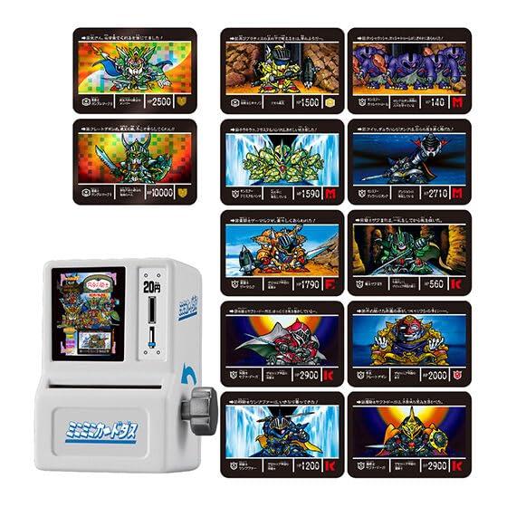 Mini Mini Carddass SD Gundam Gaiden Knights of the Round Table All 8 Types Set Full Comp Gacha Gacha