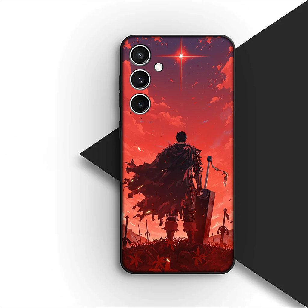 Berserk Cartoon Guts Phone Cover Soft Case for OPPO A18 A16 A80 A40 A17 A15 A38 A78 A79 A54 A57 A58 A60 4G 5G Casing