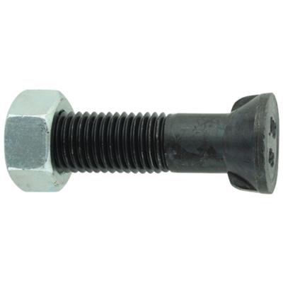 Plow Bolt with Nut M20x2.5 Length 80mm 8.8 DIN 11014 2 Plow Noses 2080148