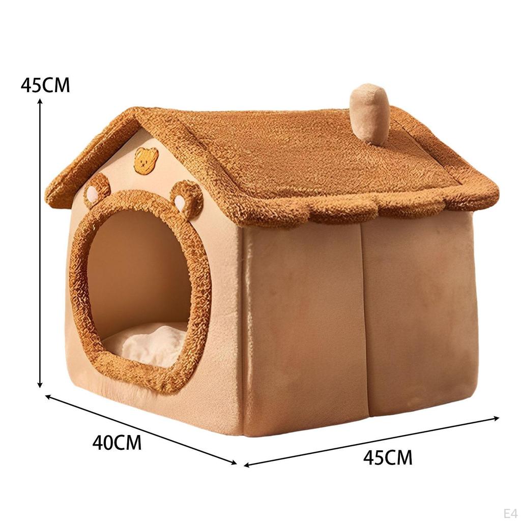 Cave for Small Pets - Soft and Warm Indoor Bed
