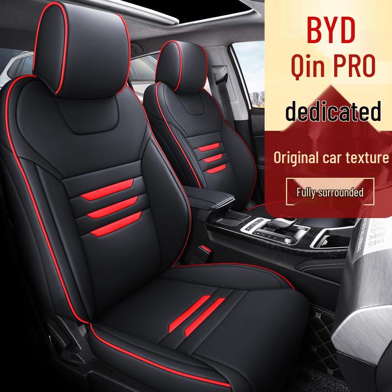 LS Custom Full-Coverage Car Seat Cushion for BYD Qin Pro - All-Season Sport Design