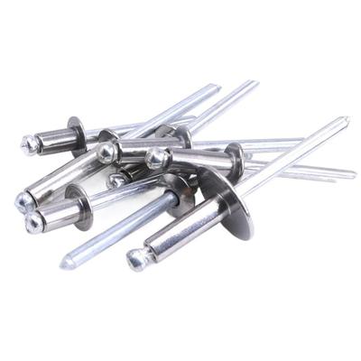 50 Pcs 304 Stainless Steel Waterproof Rivets Anti Corrosion Oxidation Blind Pull Rivet Closed Round Head Silver Exhaust Rivet