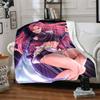 1pc KPop Demon Hunters MIRA1 Blanket, Gift, for Men and Women, Soft Blanket, Good for Sofa Bed Couch Travel, Lightweight Flannel Blanket