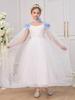 Children's Formal Evening & Flower Girl Dress for Piano, Wedding, or Princess Events