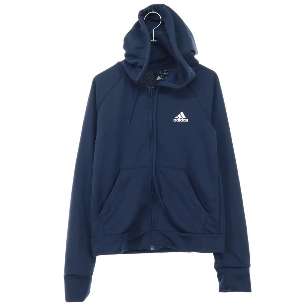 Beauty products adidas one point Long sleeve Zip hoodie L Navy Men's Used