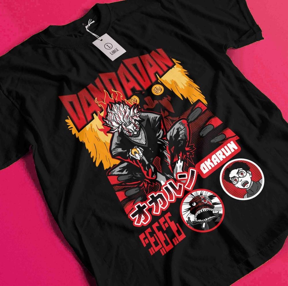 

Dan Da Dan T-Shirt Okarun Shirt Momo Ayase Tshirt Ken Tee Turbo Jin Aira Seiko BB177 S