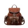 Autumn and Winter Retro Women's Backpack New Commuter Versatile Backpack Fashionable Contrasting Color Going Out Small Schoolbag