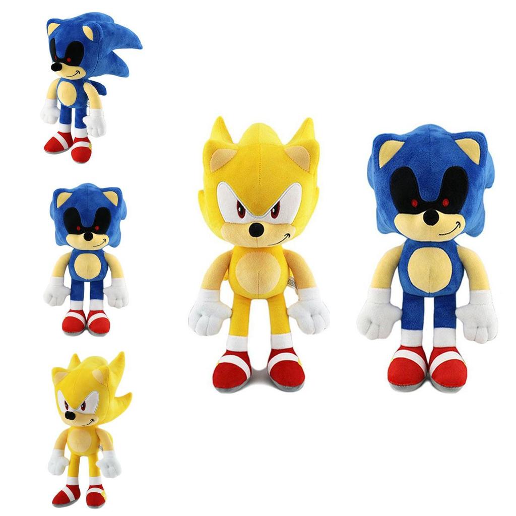 30cm Super Soft Sonic Shadow The Hedgehog Plush Dolls For Kids And Adults