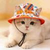 Breathable Pet Sun Hat Adjustable Dog Sunscreen Hat Fashion Pet Baseball Cap  Outdoor Travel