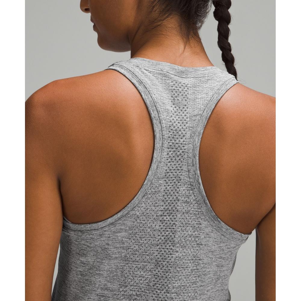 Lululemon Swiftly Tech Racerback Tank Top 2.0  Waist Length Slate White