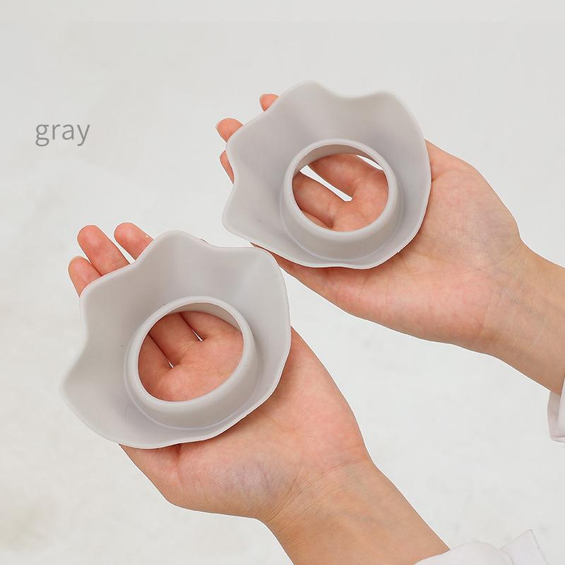 1 Pair Washing Face Spa Wrist Watch Band Flower Shape Silicone Solid Color Waterproof Hair Accessories Head Wrap Handmade Makeup