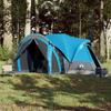 VidaXL Family Tent Teepee 8 Person Blue Waterproof, Tent, Camping Shelter, Garden Shelter, Camping Tent, Shelter 94738