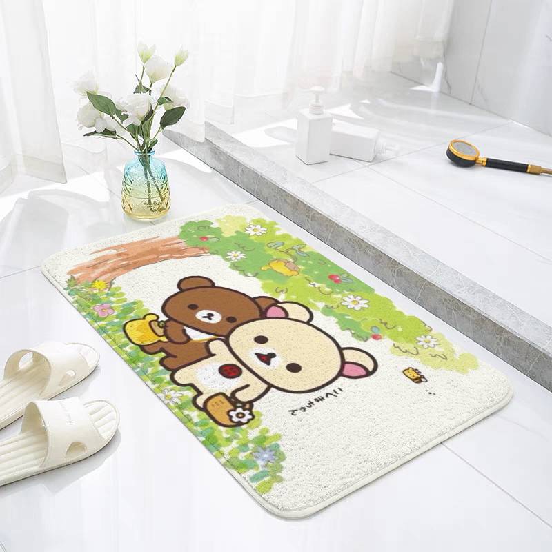RilakkumaS Floor Mats Home Laundry Rug Carpet For Living Room Decor Lounge Area Anti-slip Foot Mat Entrance Doormat