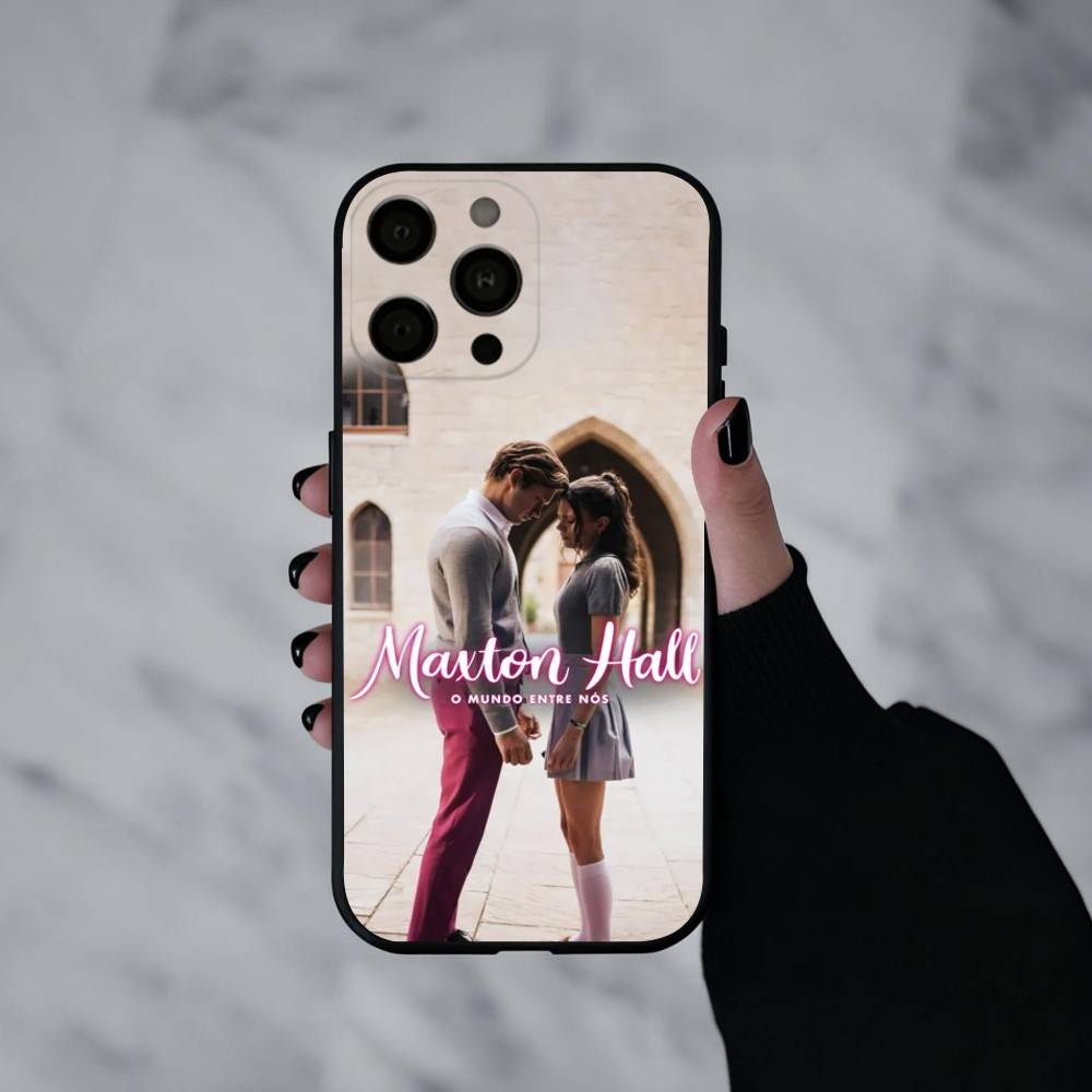 

M-Maxton H-Hall Phone Case For iPhone 17pro, 16,15,14,13,12,11 X XR Plus,Others Soft Black Cover iPhone15promax