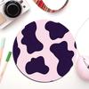 Cow Print Rubber Small Keyboard Mat Table Mat Students Cabinet Gamer Desktop Mousepad Cup Mats For PC Mouse Carpet