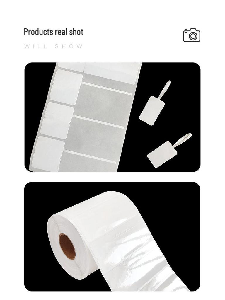 Laminated Self-Adhesive Jewelry Label Stickers Roll