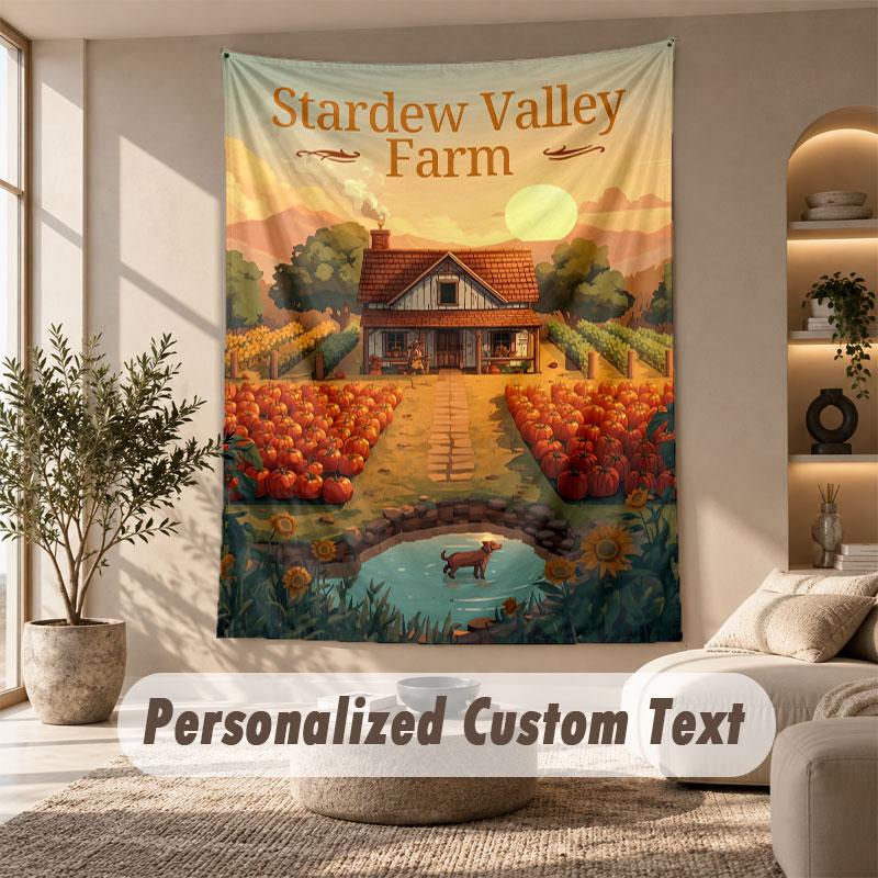 Wall Hanging Tapestry Art Cloth Bedroom Room Background DecorStardew Valley