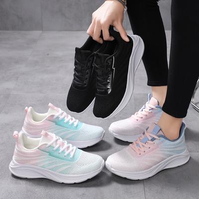 Ikdienas skriešana, vasaras modes pretslīdēšanas pārgājienu siets, elpošana, sporta apavi, teniss, sieviešu tendence, 2025. gada sieviešu sporta kurpes, pāris