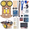 For Arduino-Compatible Robotics Kit with Obstacle Avoidance 4 Tracking Modules 20 Linear Encoders and PCB Frame